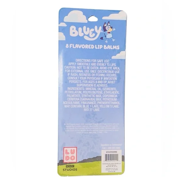 Bluey Lip Balm, 8 Pack, Multiple Flavors, 27.2g - Picture 3 of 5
